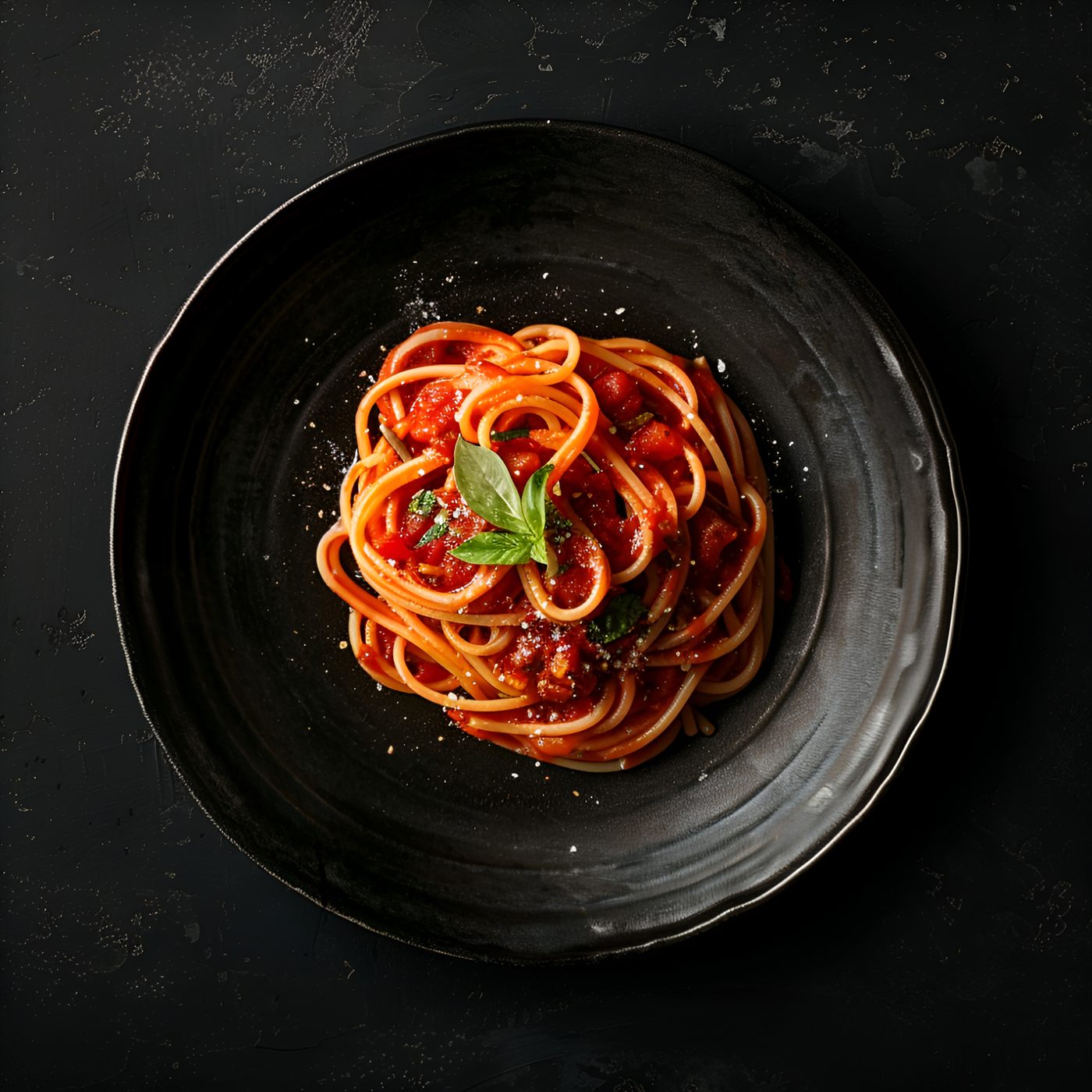 Spaghetti z sosem