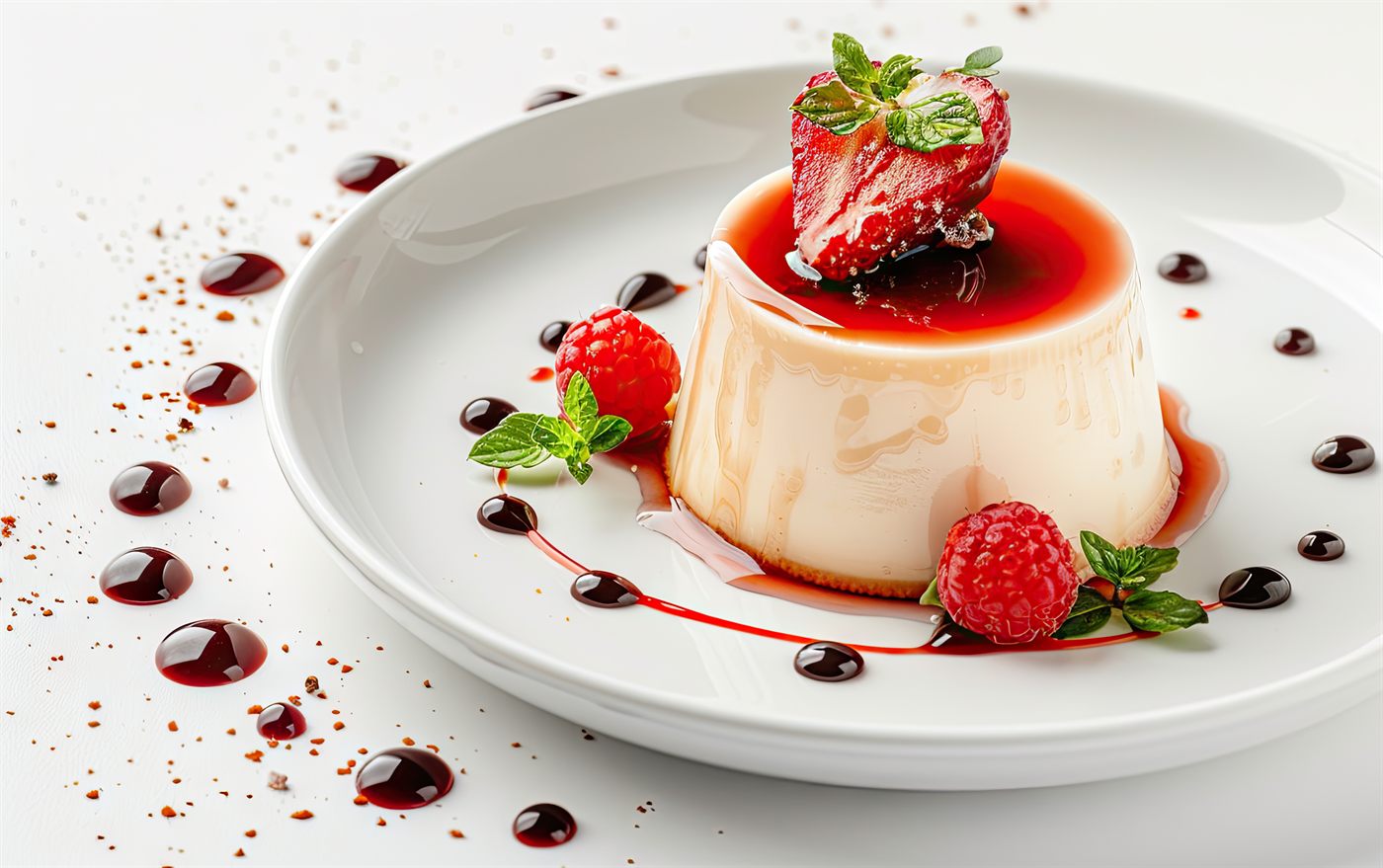 Panna cotta i desery na słodki stół
